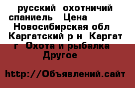  русский  охотничий спаниель › Цена ­ 2 000 - Новосибирская обл., Каргатский р-н, Каргат г. Охота и рыбалка » Другое   